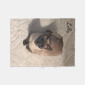 Pet Photo Fleece Blanket (Voorkant (Horizontaal))