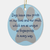 Pet Photo Gepersonaliseerd Dog Ornament (Links)