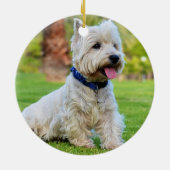 Pet Photo Gepersonaliseerd Dog Ornament (Achterkant)