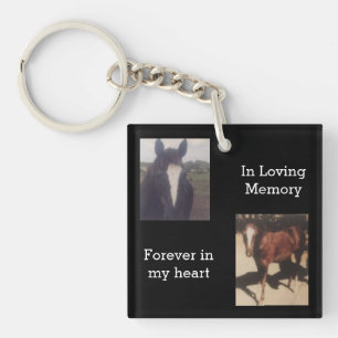 Pet Photo Horse Memorial Keepomwille Sleutelhanger