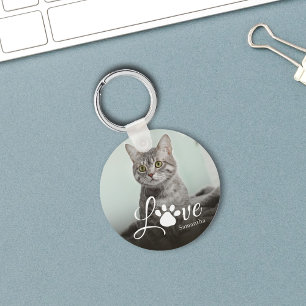 Pet Photo Love Gepersonaliseerd Schattige Sleutelhanger