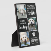 Pet Photo Memorial Dog Keepomwille | Pet Loss Fotoplaat (Zijkant)