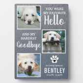 Pet Photo Memorial Dog Keepomwille | Pet Loss Fotoplaat (voorkant)