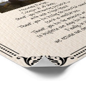 Pet Photo Memorial Dog Prayer - Poster (Hoek)