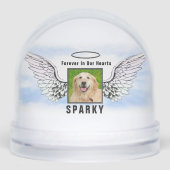 Pet Photo Memorial Sneeuwbol (Voorkant)