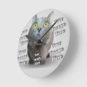 PET Photo ✨ Mooie Custom Ronde Klok (Hoek)