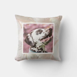 Pet photo - pearl colour  kussen