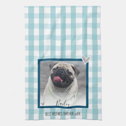 Pet Photo Rustic Pset Keepomwille Theedoek (Verticaal)