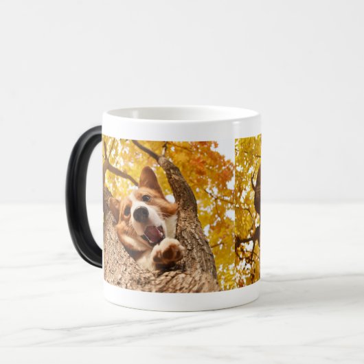 Pet Photo Surprise gepersonaliseerd Magische Mok (Voorkant links)