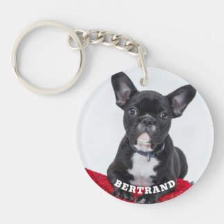 Pet Photo with Name Personalized Sleutelhanger