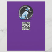 Pet Photography Session Flyer With QR Code & Tear‑ (Achterkant)