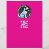 Pet Photography Session Flyer With QR Code & Tear‑ (Achterkant)