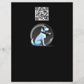 Pet Photography Session Flyer With QR Code & Tear‑ (Achterkant)