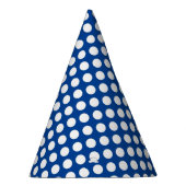 Pet Polka Dot Blue Party Feesthoedjes (Rechts)