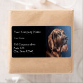 Pet Portrait Painting Return Address Labels (Insitu)