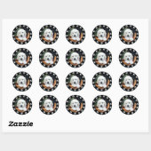 Pet Puppy Dog Paw Print Border Lijst Sticker Label (Vel)