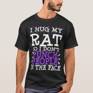 Pet Rat Eigenaar Gag Punch Mam Pap Rat T-shirt