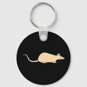 Pet Rat. Fawn. Sleutelhanger