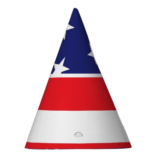 Pet Red White en Blue van de Amerikaanse vlaggenpa Feesthoedjes (Rechts)