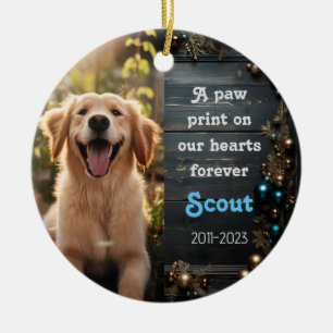 Pet Rememberance Keramisch Ornament