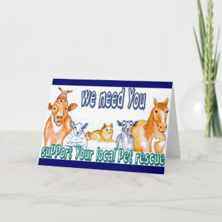 Pet Rescue Bedankkaart