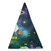 Pet ruimtepartij feesthoedjes (Rechts)