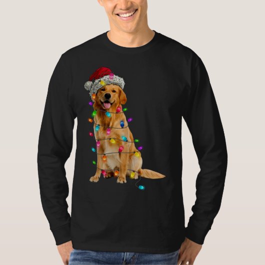 Pet Santa Dog L T-shirt (Voorkant)