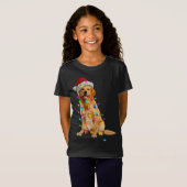 Pet Santa Dog L T-shirt (Voorkant volledig)