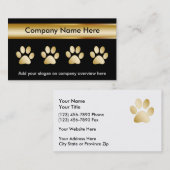 Pet Service-Visitekaartjes Visitekaartje (Voorkant / Achterkant)