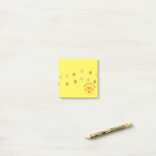 Pet Shop Kunst Post-it® Notes (Op bureau)