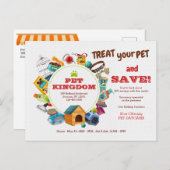 Pet Shop Post Card Briefkaart (Voorkant / Achterkant)