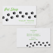 Pet Shop Visitekaartje (Voorkant / Achterkant)