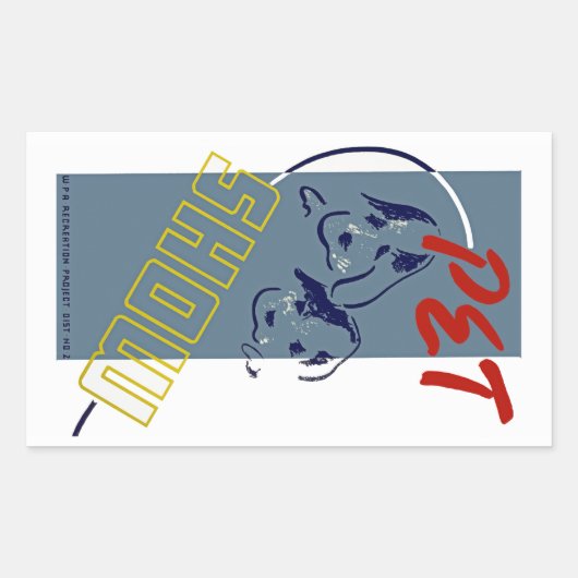 Pet Show Rechthoekige Sticker (Voorkant)