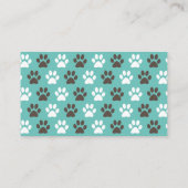 Pet Sitter afdrukken tekenen Visitekaartje (Achterkant)