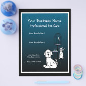 Pet Sitter Boarding Business Flyer (Enkel)