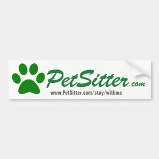 Pet Sitter Bumpersticker