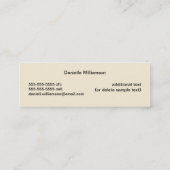 Pet Sitter Dog & Cat Mini Visitekaartje (Achterkant)