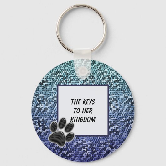 Pet Sitter Dog Walker House Key Access Dank u Sleutelhanger (Voorkant)