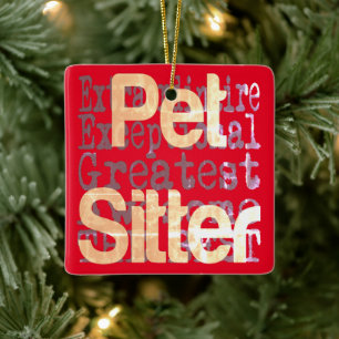 Pet Sitter Extraordinaire Keramisch Ornament