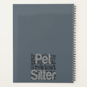 Pet Sitter Extraordinaire Planner (Achterkant)