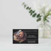 Pet Sitter Visitekaartje (Staand voorkant)