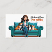 Pet Sitter Visitekaartje (Voorkant)
