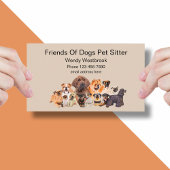 Pet Sitter Visitekaartjes Dogs Thema