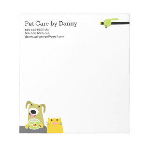 Pet Sitter's Blocnote
