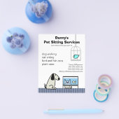 Pet Sitter's Dog Cat & Aquarium Flyer (Enkel)