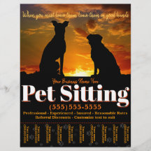 Pet Sitting  Adverteren brochure