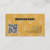 Pet Sitting Dog Walker  Visitekaartje (Achterkant)