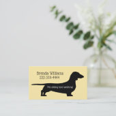 Pet Sitting Dog Walker Visitekaartje (Staand voorkant)