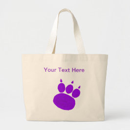 Pet Sitting Services Pauw Print Grote Tote Bag