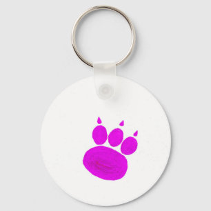Pet Sitting Services Pauw Print Sleutelhanger